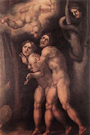 Pontormo, Jacopo The Expulsion from Earthly Paradise Germany oil painting art